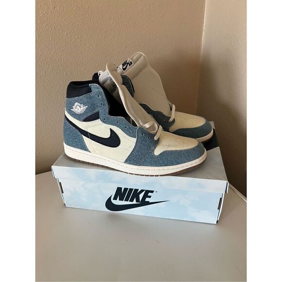 NEW Nike Air Jordan 1 Retro High OG 'Denim' | Men's Size 12.5 | FQ2947-100 - Picture 1 of 12